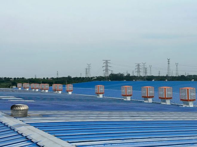 厂房通风降温工业大吊扇与冷风机各有哪些特点与优势？(图4)