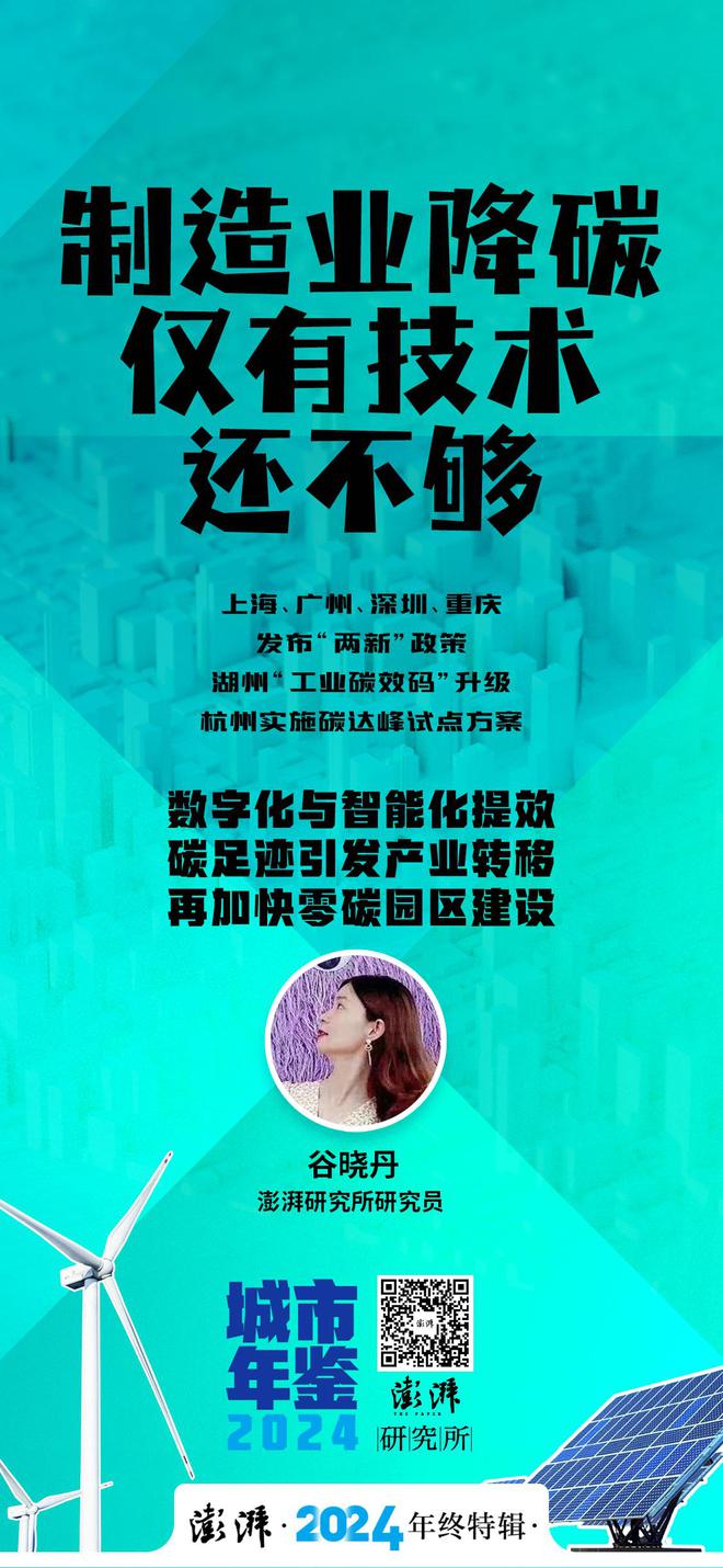 kaiyun入口：城市年鉴2024｜制造业降碳：需绿色技术与政策支持相结合