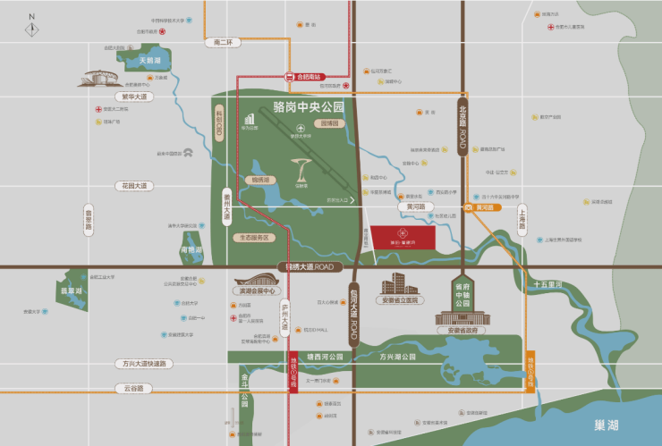 合肥琥珀星樾湾-营销中心位置-售楼中心